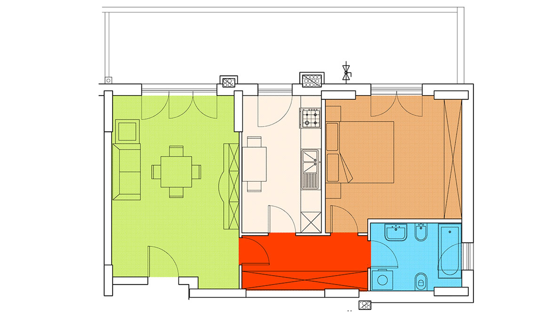 Piano 10 - Via Mazzini,- Milano,2 Stanze ,1 Bagno ,Appartamento,1145