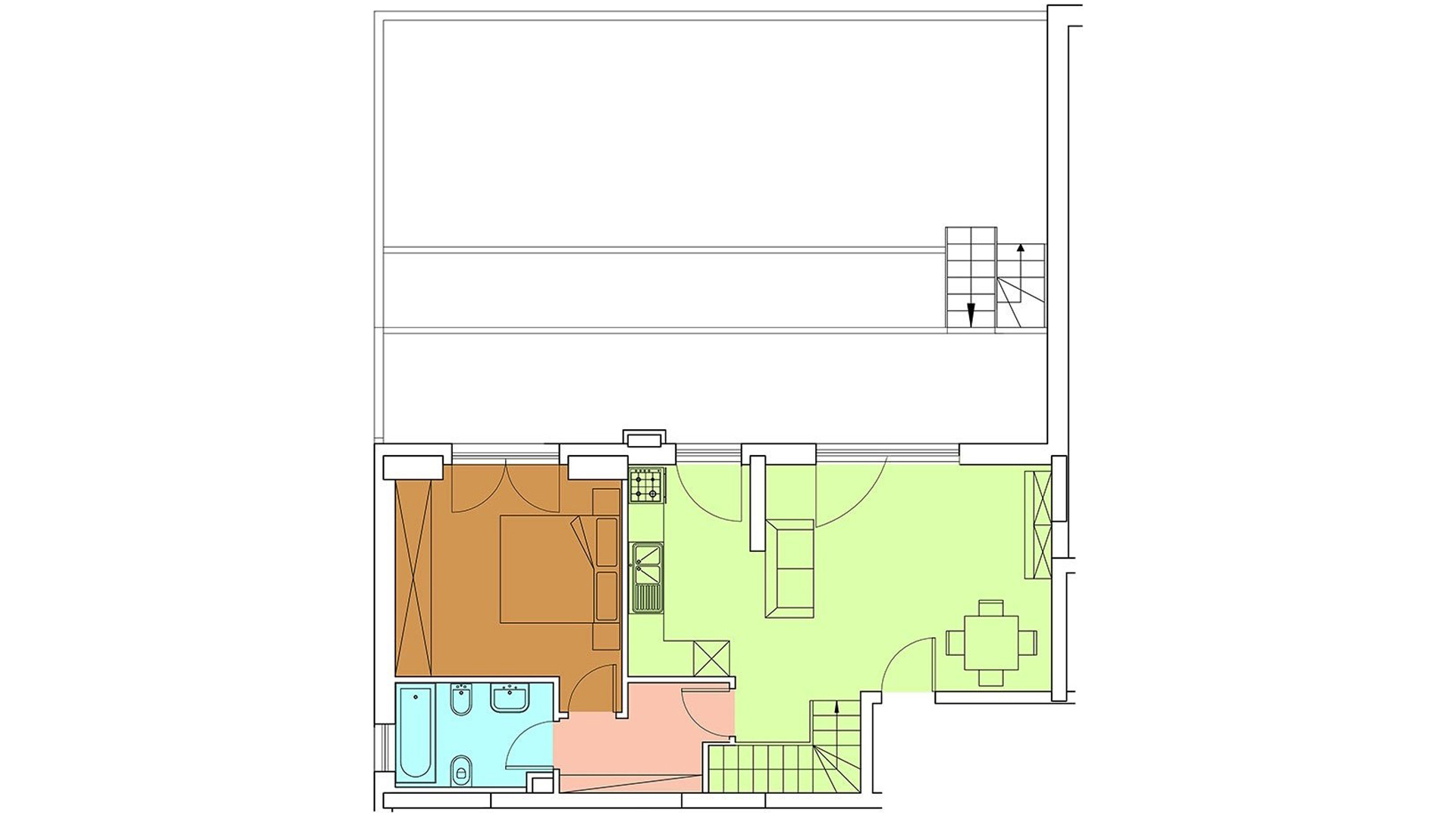 Piano TERRA - Via Mazzini,- Milano,2 Stanze ,1 Bagno ,Appartamento,1155