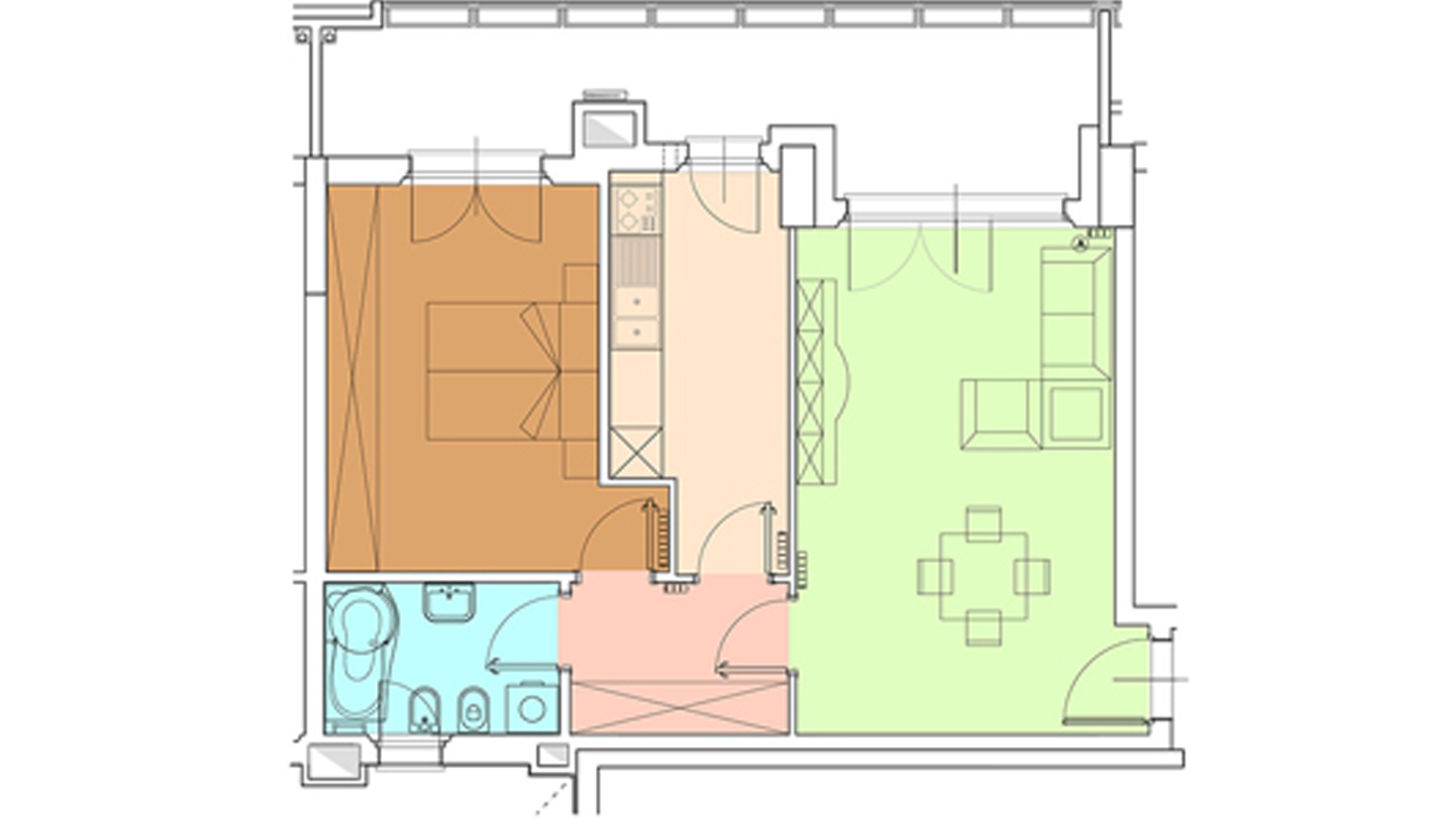 Piano 6 - Via Martiri Delle Foibe,- Milano,2 Stanze ,1 Bagno ,Appartamento,1016