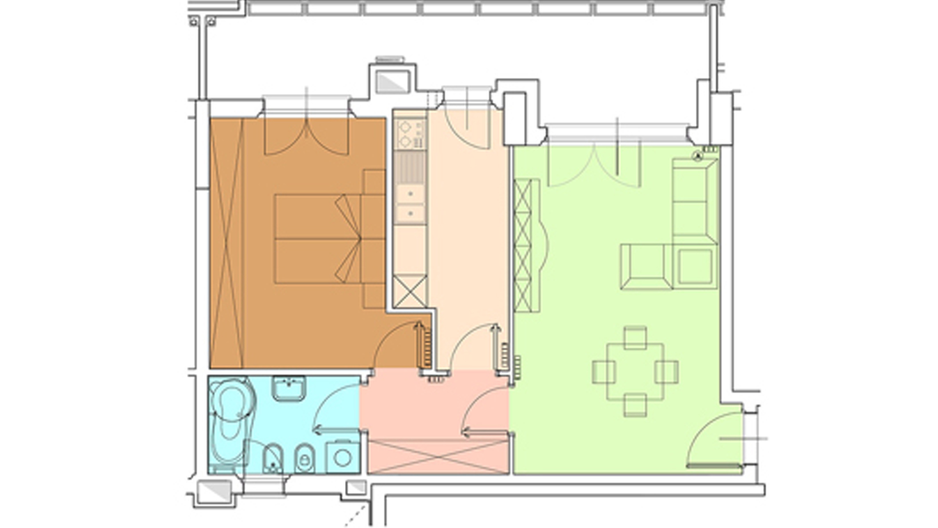 Piano 1 - Via Martiri Delle Foibe,- Milano,2 Stanze ,1 Bagno ,Appartamento,1001