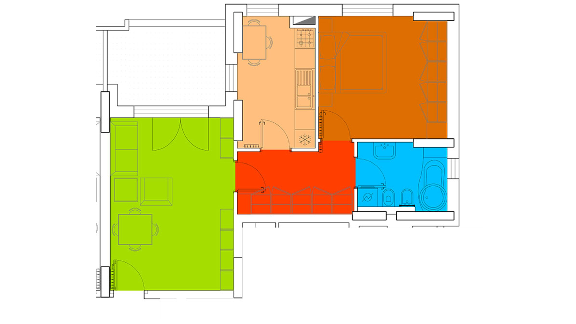 Piano 7 - Via Mazzini,- Milano,2 Stanze ,1 Bagno ,Appartamento,1213