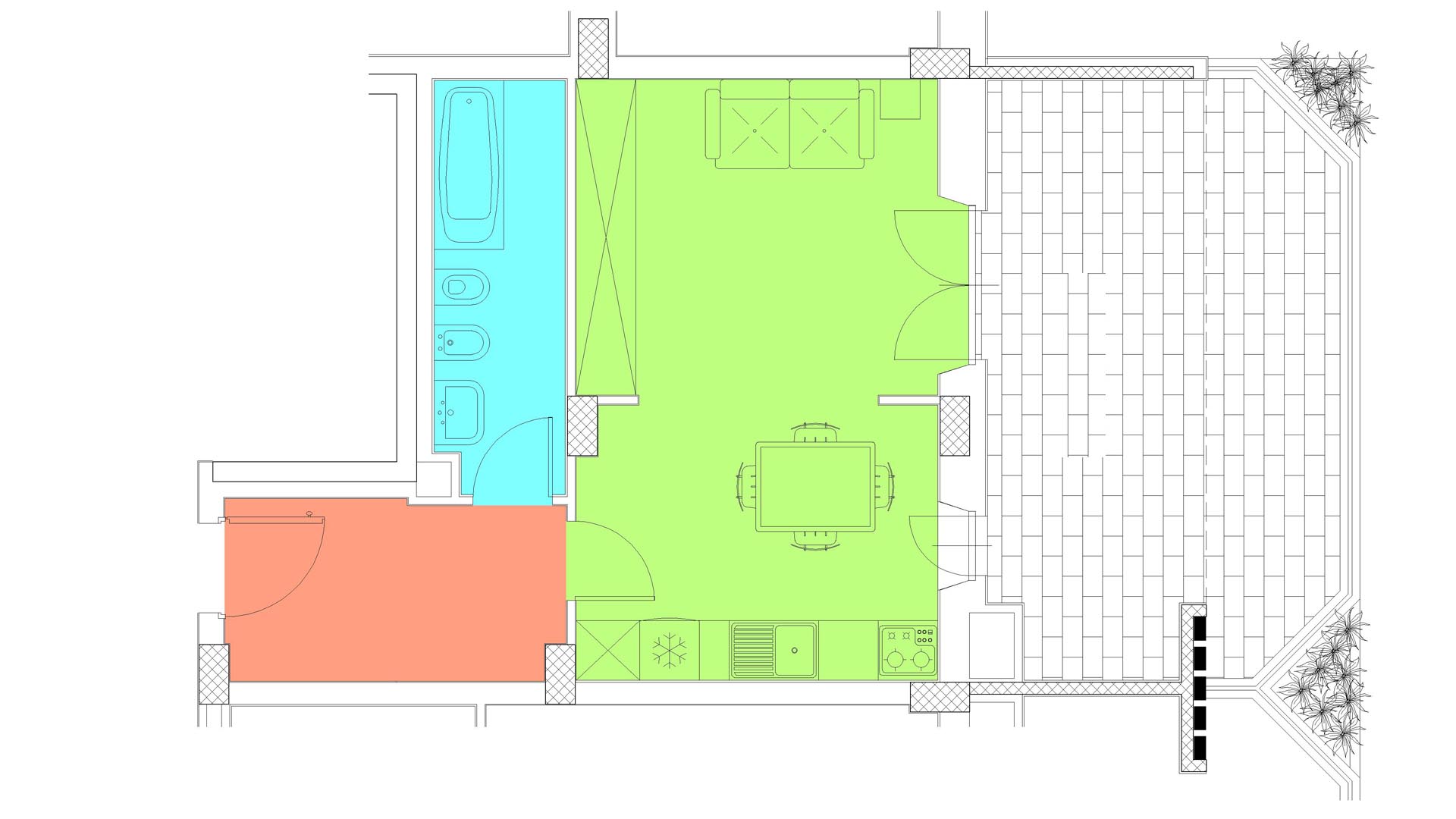 Piano TERRA - Via Luigi Crocco,8 - Roma,1 Stanza ,1 Bagno ,Appartamento,1225