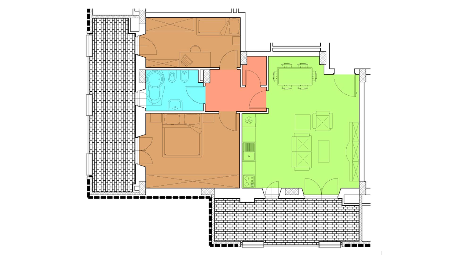 Piano 2 - Via Luigi Crocco,8 - Roma,3 Stanze ,1 Bagno ,Appartamento,1231