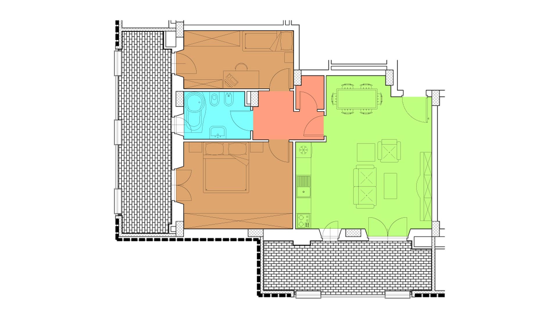 Piano 3 - Via Luigi Crocco,8 - Roma,3 Stanze ,1 Bagno ,Appartamento,1234