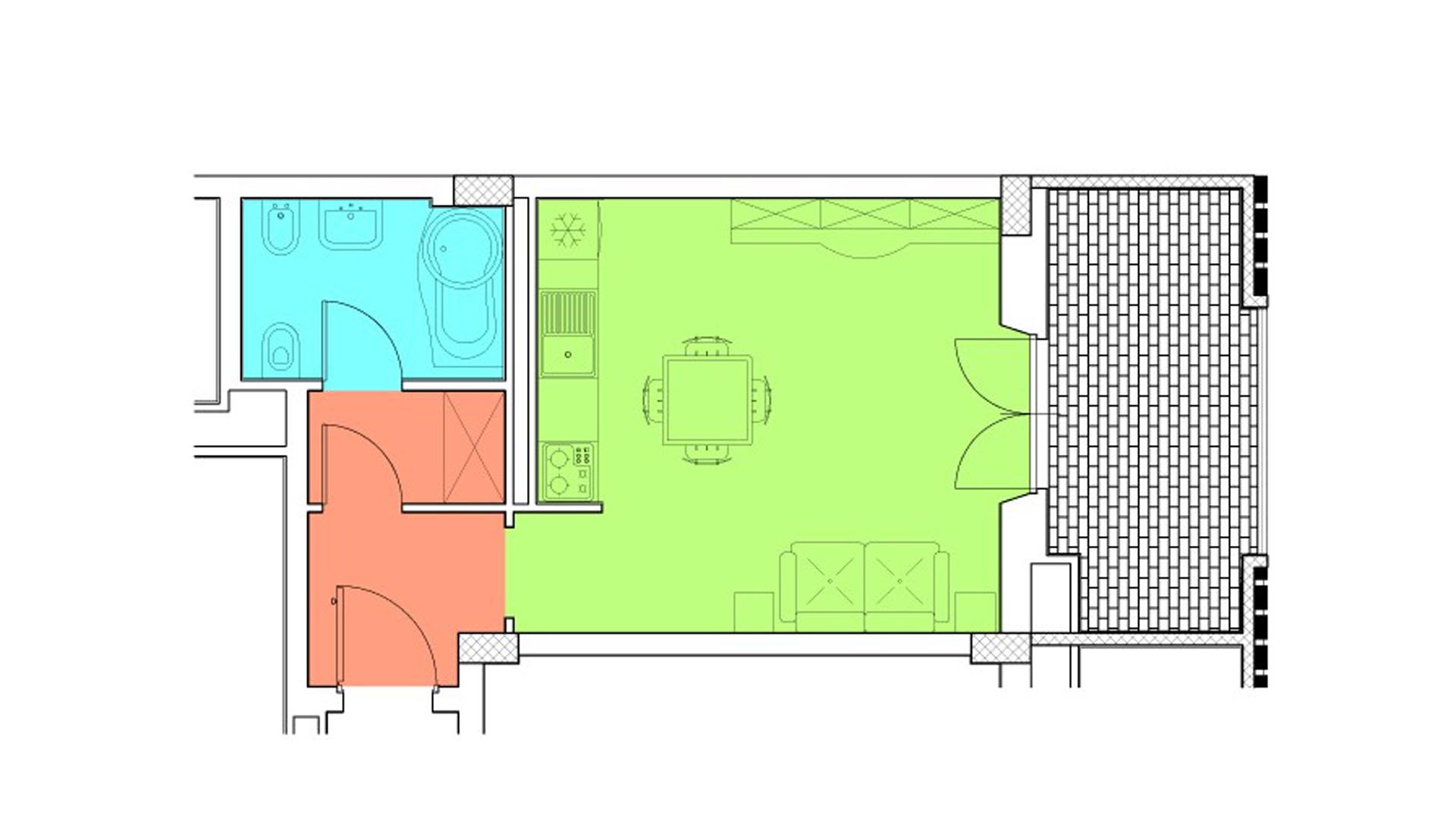Piano 4 - Via Luigi Crocco,8 - Roma,1 Stanza ,1 Bagno ,Appartamento,1244