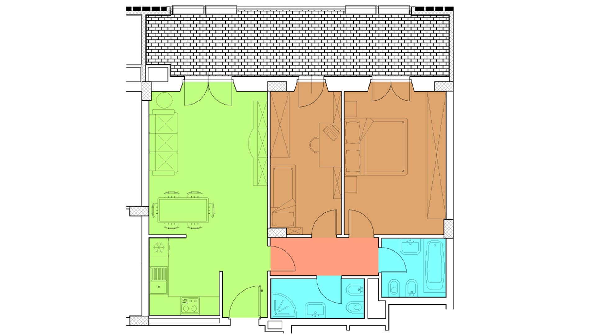 Piano 3 - Via Luigi Crocco,8 - Roma,3 Stanze ,2 Bagni ,Appartamento,1262