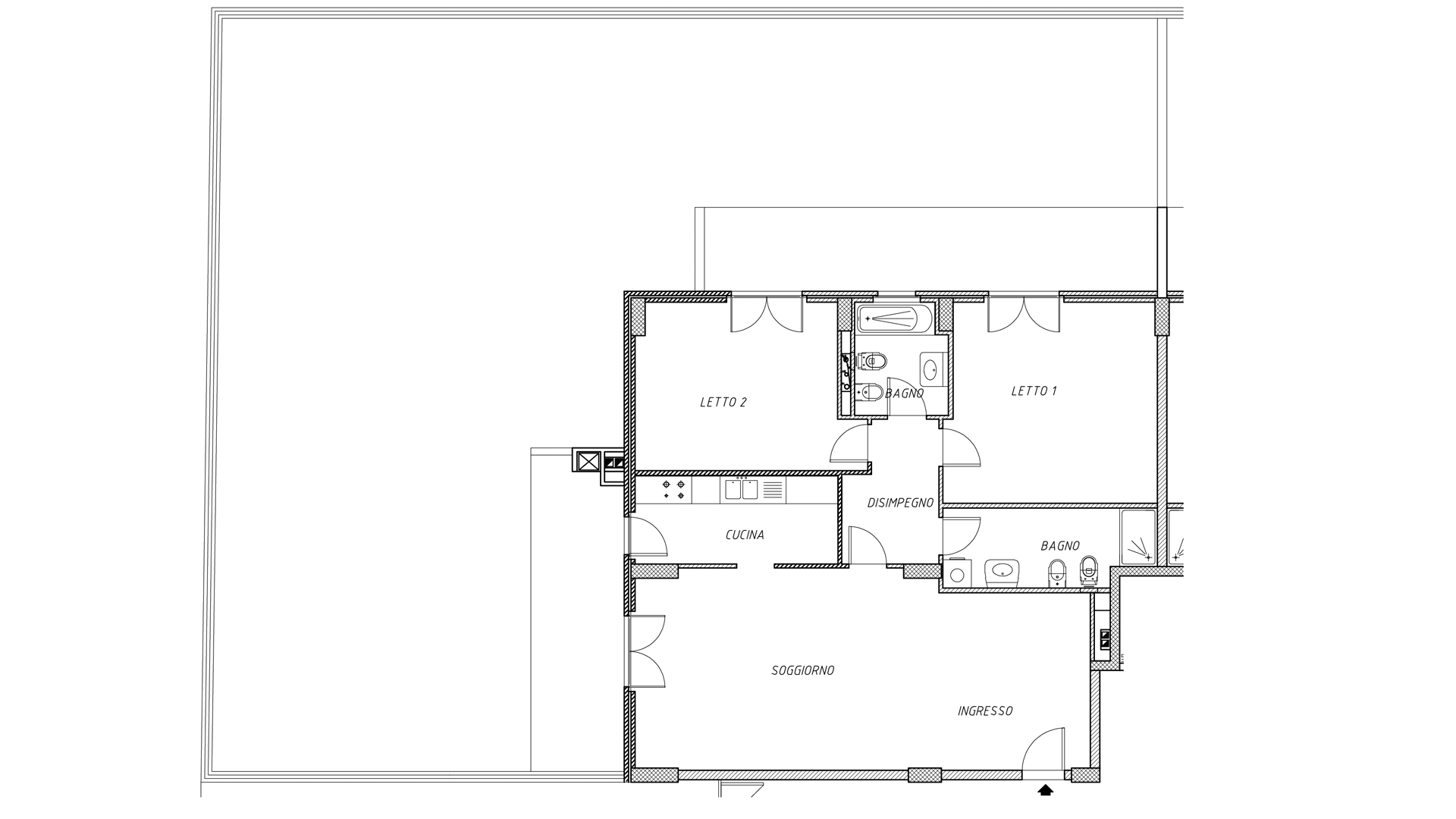 Piano TERRA - Via Attica,20 - Taranto,3 Stanze ,2 Bagni ,Appartamento,1298