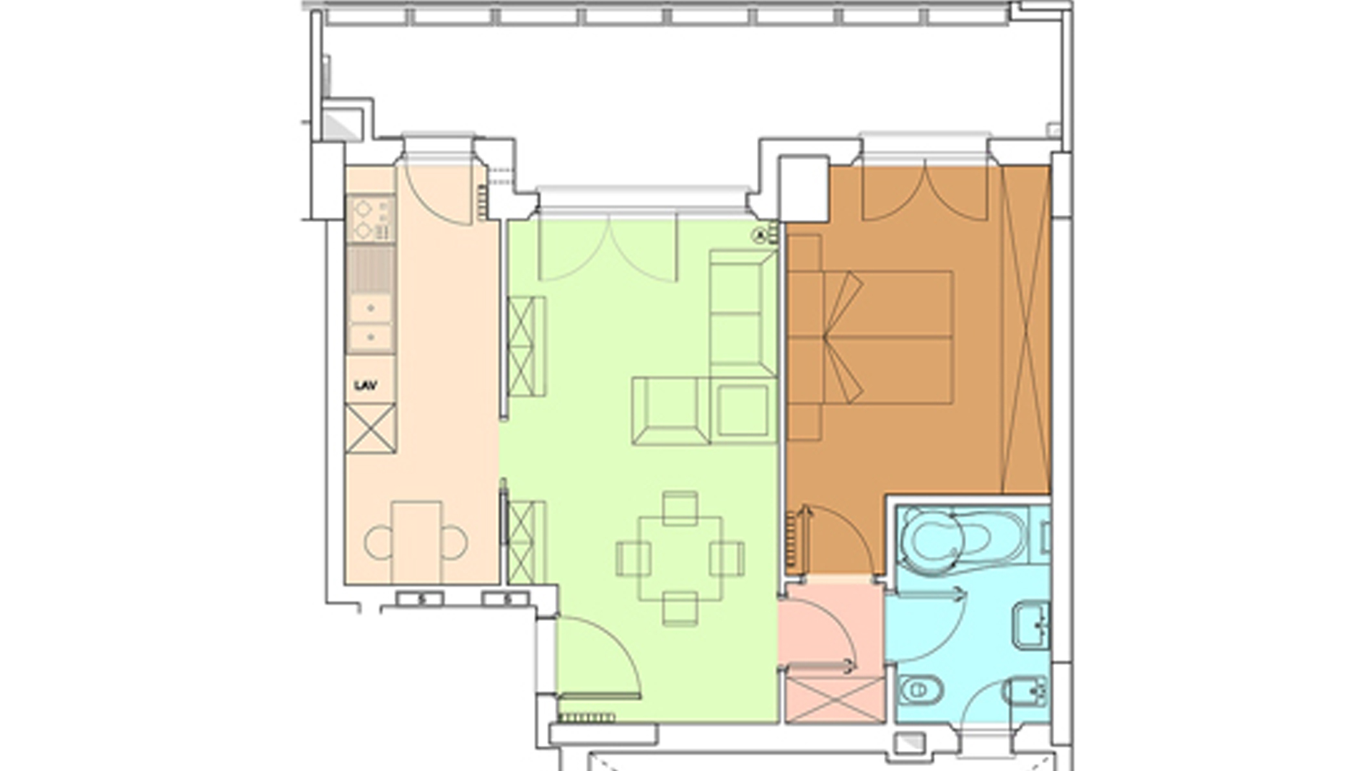 Piano 1 - Via Martiri Delle Foibe,- Milano,2 Stanze ,1 Bagno ,Appartamento,1323