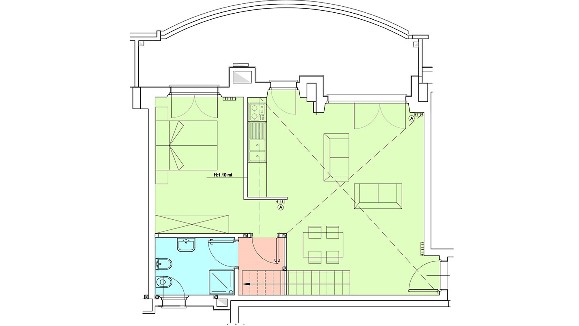 Piano 9/10 - Via Martiri Delle Foibe,- Milano,2 Stanze ,1 Bagno ,Appartamento,1334