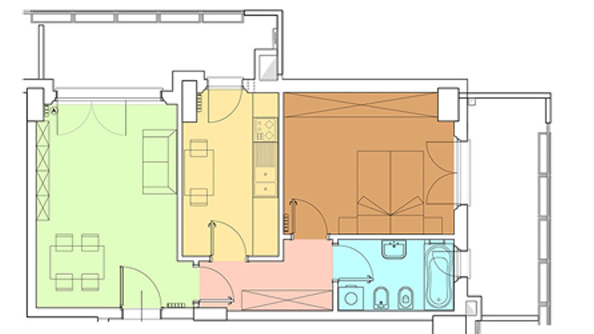 Piano 1 - Via Martiri Delle Foibe,- Milano,2 Stanze ,1 Bagno ,Appartamento,1336