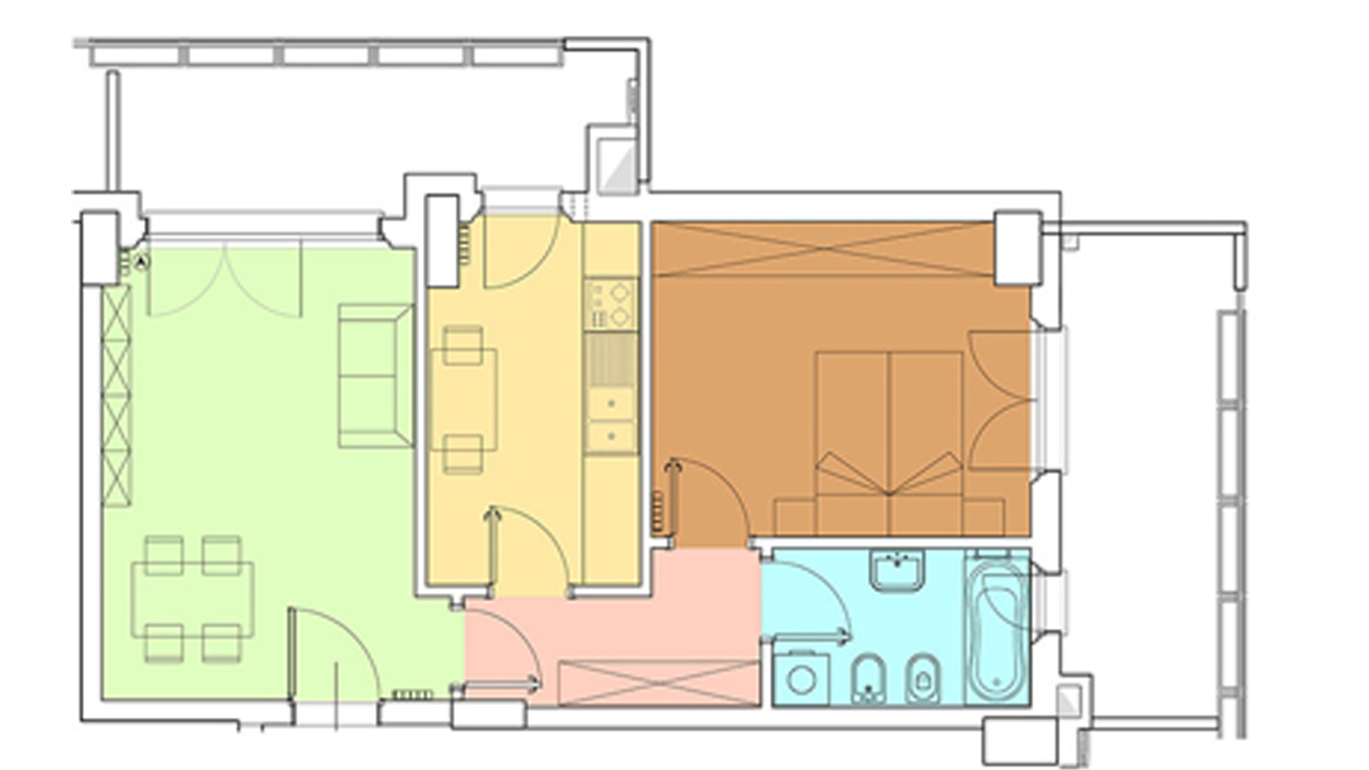 Piano 4 - Via Martiri Delle Foibe,- Milano,2 Stanze ,1 Bagno ,Appartamento,1340