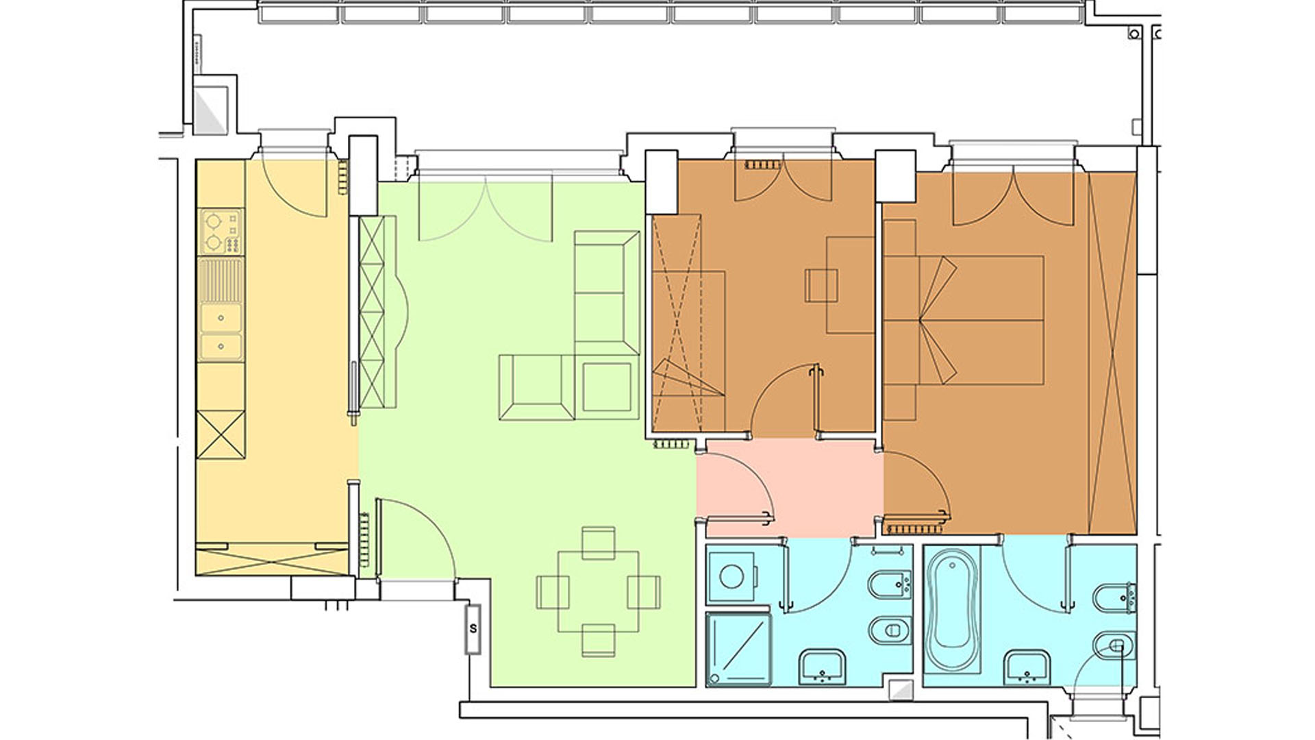 Piano 4 - Via Martiri Delle Foibe,- Milano,3 Stanze ,2 Bagni ,Appartamento,1356