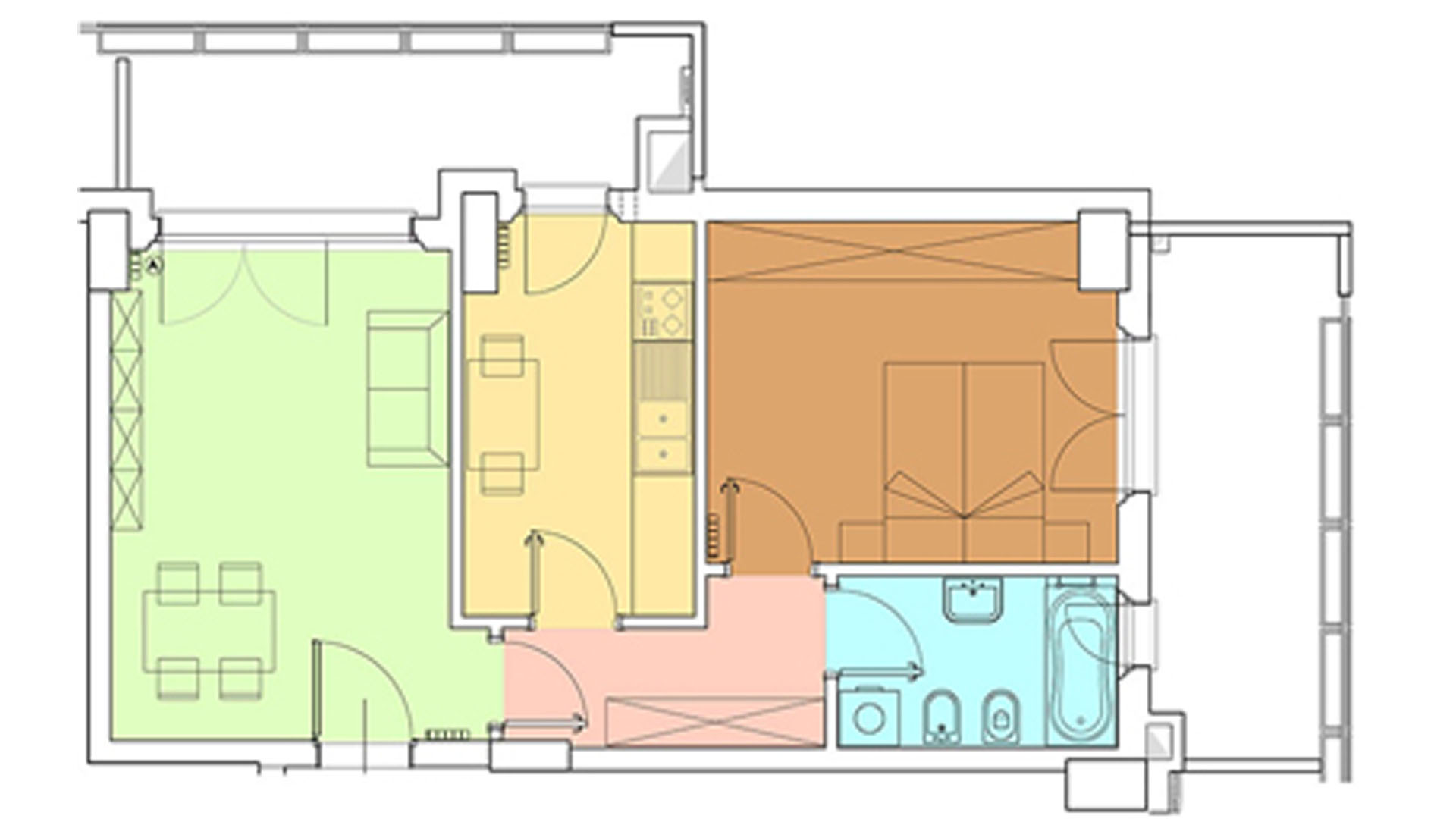 Piano 7 - Via Martiri Delle Foibe,- Milano,2 Stanze ,1 Bagno ,Appartamento,1035