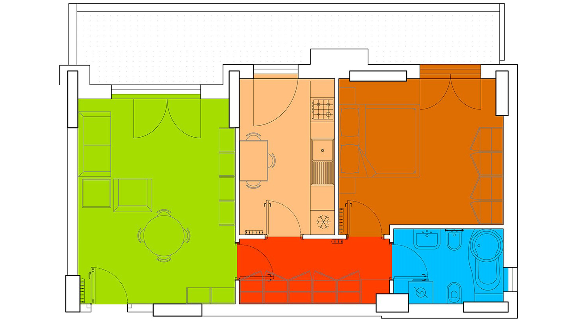 Piano 2 - Via Mazzini,- Milano,2 Stanze ,1 Bagno ,Appartamento,1469