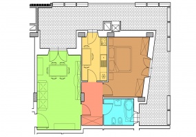 Piano 4 - Via N. Prampolini,15 - Roma,2 Stanze ,1 Bagno ,Appartamento,1544