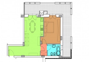 Piano 4 - Via N. Prampolini,15 - Roma,2 Stanze ,1 Bagno ,Appartamento,1550